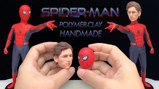 Spider-Man (Tom Holland) handmade from polymer clay, the full sculpturing process【Clay Artisan JAY】