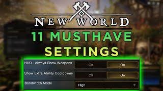 New World: 11 MUST Have Settings Before Playing!