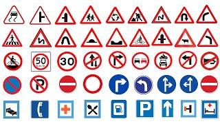 Road Signs || Traffic Signs || Road Signs In English With Pictures || Road Symbols Vocabulary