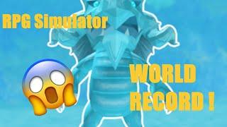 RPG Simulator Frost Dragon HC in 1 second duos | * FAST WORLD RECORD *