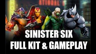 RHINO, SHOCKER, VULTURE - Gameplay and Full Kit Reveal - Marvel Strike Force