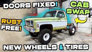 1973 Chevy Project! TEAR DOWN, Cab Swap, Rust Treatment, Sheet metal repair and MORE.