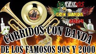 PUROS CORRIDOS CON BANDA - De Los Famosos 90s y 2000 - Con Banda Para Pistear