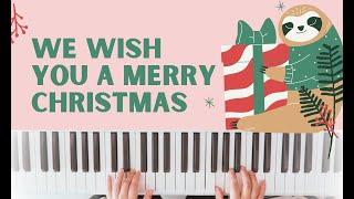 We Wish You A Merry Christmas | Easy Piano Tutorial