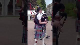 Strathisla #pipeband march in playing Liberton Polka at 2024 Gordon Castle #highlandgames #shorts