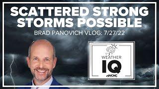 Scattered heavy storms but also very hot & humid: Brad Panovich VLOG