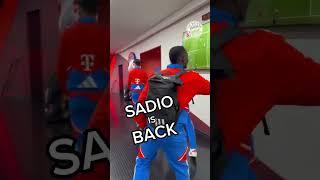 SO GOOD TO HAVE YOU BACK, SADIO!  #FCBFCU #FCBayern #MiaSanMia #shorts