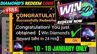 FREE FIRE REDEEM CODE TODAY 12 JANUARY REDEEM CODE FREE FIRE | FF REDEEM CODE TODAY 12 JANUARY