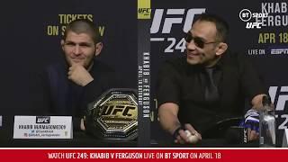 Full UFC 249 press conference with Khabib Nurmagomedov and Tony Ferguson