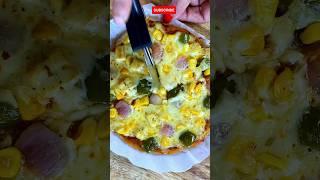 Healthy Whole wheat flour Pizza| Aata pizza at home | No Maida No oven #pizza #viral #shorts