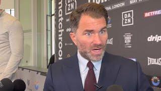 EDDIE HEARN“I don’t agree with Turki AlalShikh or Dana White,Boxing isn’t broken but it can improve”