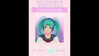 The evolution portrait of Saki Miyu | Yandere Simulator #shorts  #short