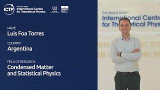 Meet ICTP Simons Associate Luis Foa Torres