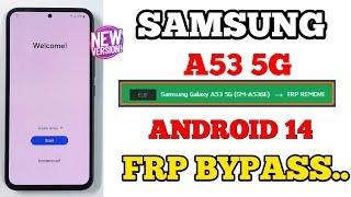 Samsung Galaxy A53 5g Frp Bypass Android 14 | SAMSUNG A53 FRP UNLOCK/RESET GOOGLE ACCOUNT LOCK |