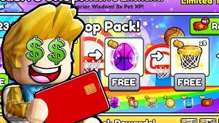 Spending All My ROBUX on HOOP FOREVER PACK in Pet Simulator 94