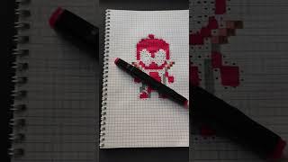 Deadpool ixel Art | Рисунки по клеточкам #pixel #pixelideas #drawing