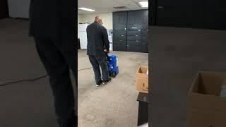 Rug Doctor carpet machine for office carpet cleaning