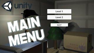 Unity 5 - Simple Main Menu