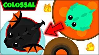 MOPE.IO HOW TO GET BLACK DRAGON EASILY | HUGE COLOSSAL | MOPE.IO NEW UPDATE(Mope.io)