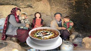 Winter Soup from Afghanistan: Traditional Ash Recipe | Afghanistan village life