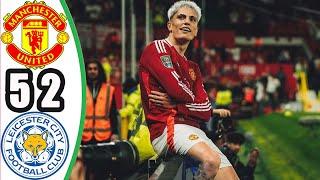 Manchester United vs Leicester City 5-2 || All Goals & Highlights || EFL Carabao Cup 2024/25