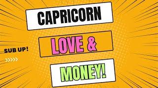 Capricorn - Love & Money! (Also Live Personal Readings!)