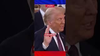 Juramentación de Donald TRUMP #shorts #lr