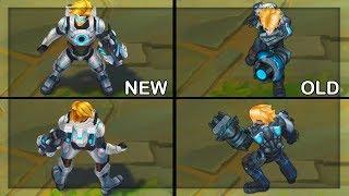 All Ezreal Skins Rework 2018 New Model VS Old Model Comparison (League of Legends)