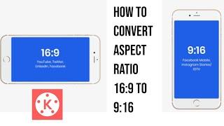 How to convert Horizontal video to vertical video | 16:9 to 9:16 into kinemaster || Make short video