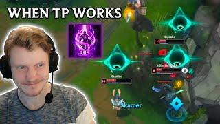 When taking TP on Garen actually Works!