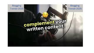 Blogging Trends 2025  #earnmoneyonline #blogger #ideas #method