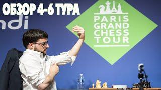 ШАХМАТЫ. СУПЕРТУРНИР GRAND CHESS TOUR 2019. ПАРИЖ. ВТОРОЙ ДЕНЬ. ОБЗОР 4-6 ТУРА