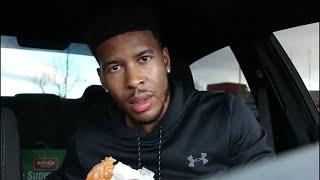 KFC chicken and donuts sandwich review - Low Tier God