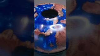 From Twisted Root to Polished Form in 67 Seconds | Manzanita Burl + Epoxy