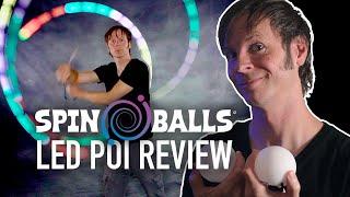 LED Poi Review: Spinballs Glow.0 by Fun in Motion Toys