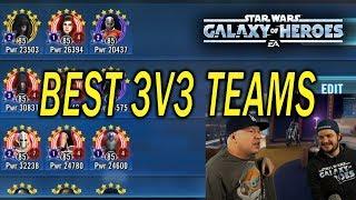 Top 20 Best 3v3 Teams & Counters - Star Wars: Galaxy of Heroes - SWGoH