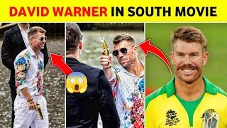 Famous Cricketer David Warner in South Indian Movie | David Warner in South movie Robinhood