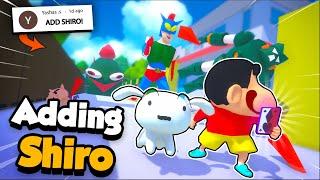 Adding Shiro And Heroes To My Shinchan 3D Open World Game!