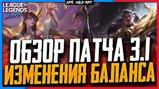 Wild Rift Новости: Обзор Обновления 3.1 | Изменения Баланса | Новый Сезон | Предметы | События.