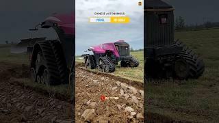 Autonomous unmanned Robotic tractors #shorts