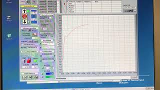 TS Zugversuch Verlauf in der Software