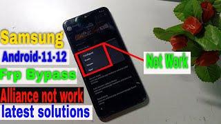 Samsung Android 11 12 Frp Bypass Alliance Shield Not Working knox not working