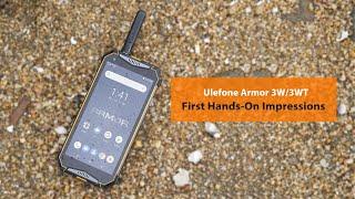 World's First Helio P70&Walkie-talkie Rugged Phone Ulefone Armor 3W/3WT  First Hands-on Video