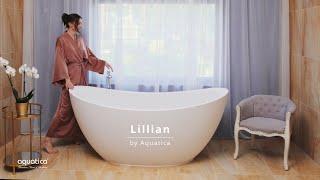 Lillian by Aquatica Freestanding AquateX™ Solid Surface Bathtub