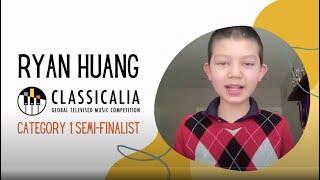 Classicalia Semi-Finalist Ryan Huang