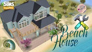 Sims FreePlay | Beach House + Live Build | By Joy