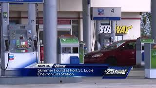 Skimmer found at Port St. Lucie Chevron gas station