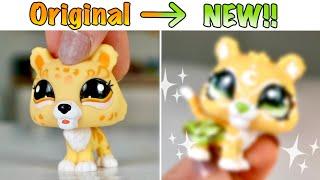 LPS Makeover #3  Leopard Cat