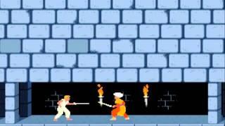 MS-DOS Prince of Persia 1 complete game SPEEDRUN