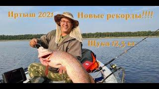 Иртыш 2021. Новые рекорды. Щука 12,3 кг.